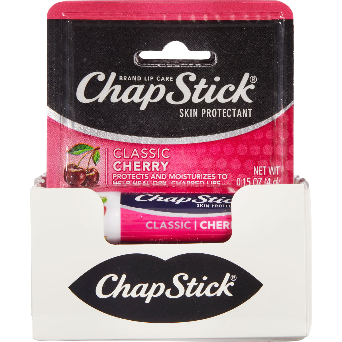 ChapStick Lip Balm, Classic Cherry, 0.15 oz, 12 ct - product image 3
