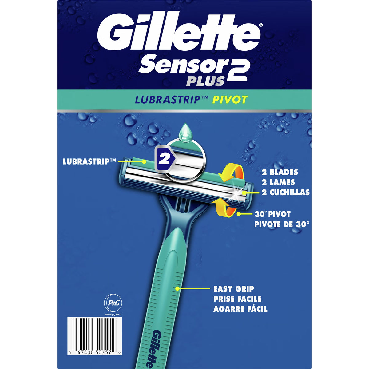 Gillette Sensor2 Plus Disposable Razors, 2-Blades, 52 ct - image 2