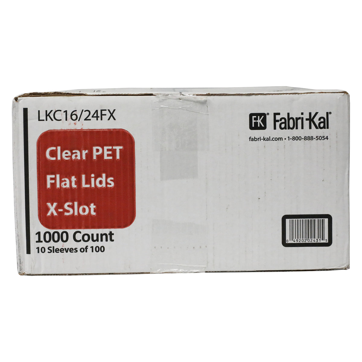 Fabri-Kal PET Plastic X-Slot Cold Cup Lids, 12-24 oz, 1000 ct - product image 5