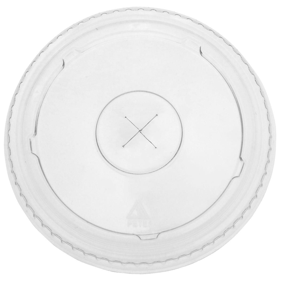 Fabri-Kal PET Plastic X-Slot Cold Cup Lids, 12-24 oz, 1000 ct - product image 1