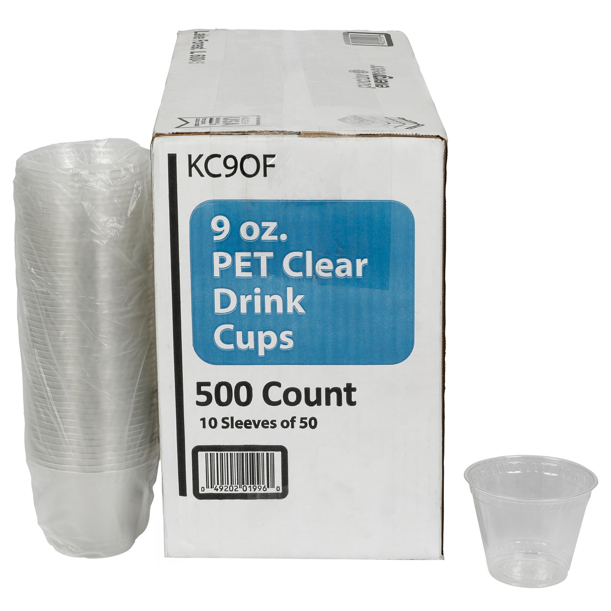 Fabri-Kal Kal-Clear PET Plastic Cold Cups, 9 oz, 500 ct - product image 3