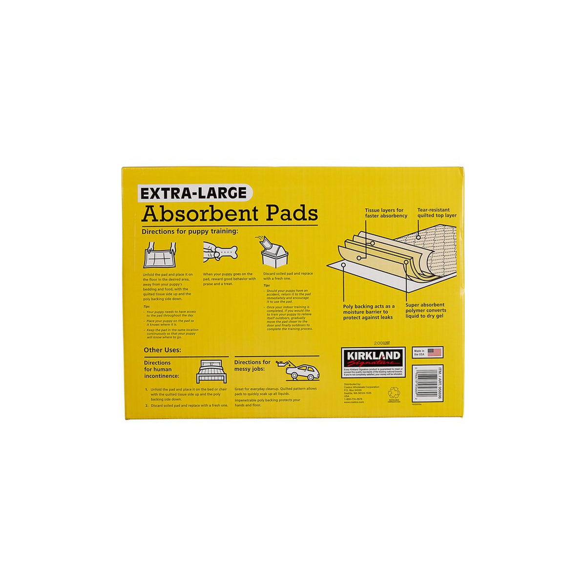 Kirkland Signature Absorbent Multipurpose Pads, Extra-Large, 100 ct - product image 5