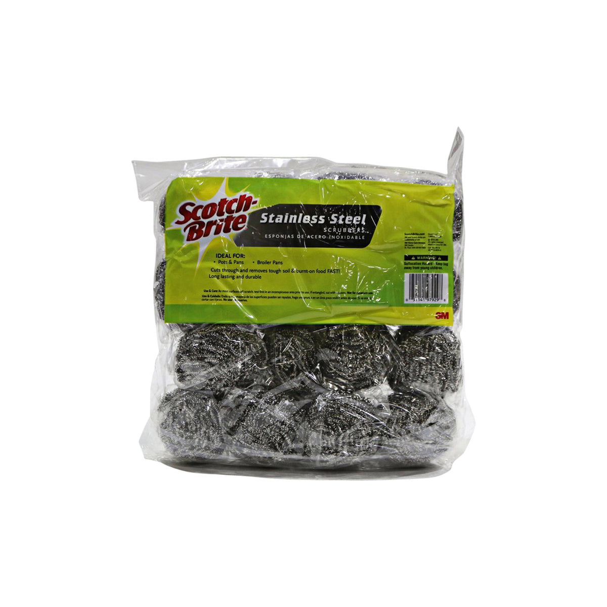 Scotch-Brite Stainless Steel Scrubber, 16 ct - product image 4