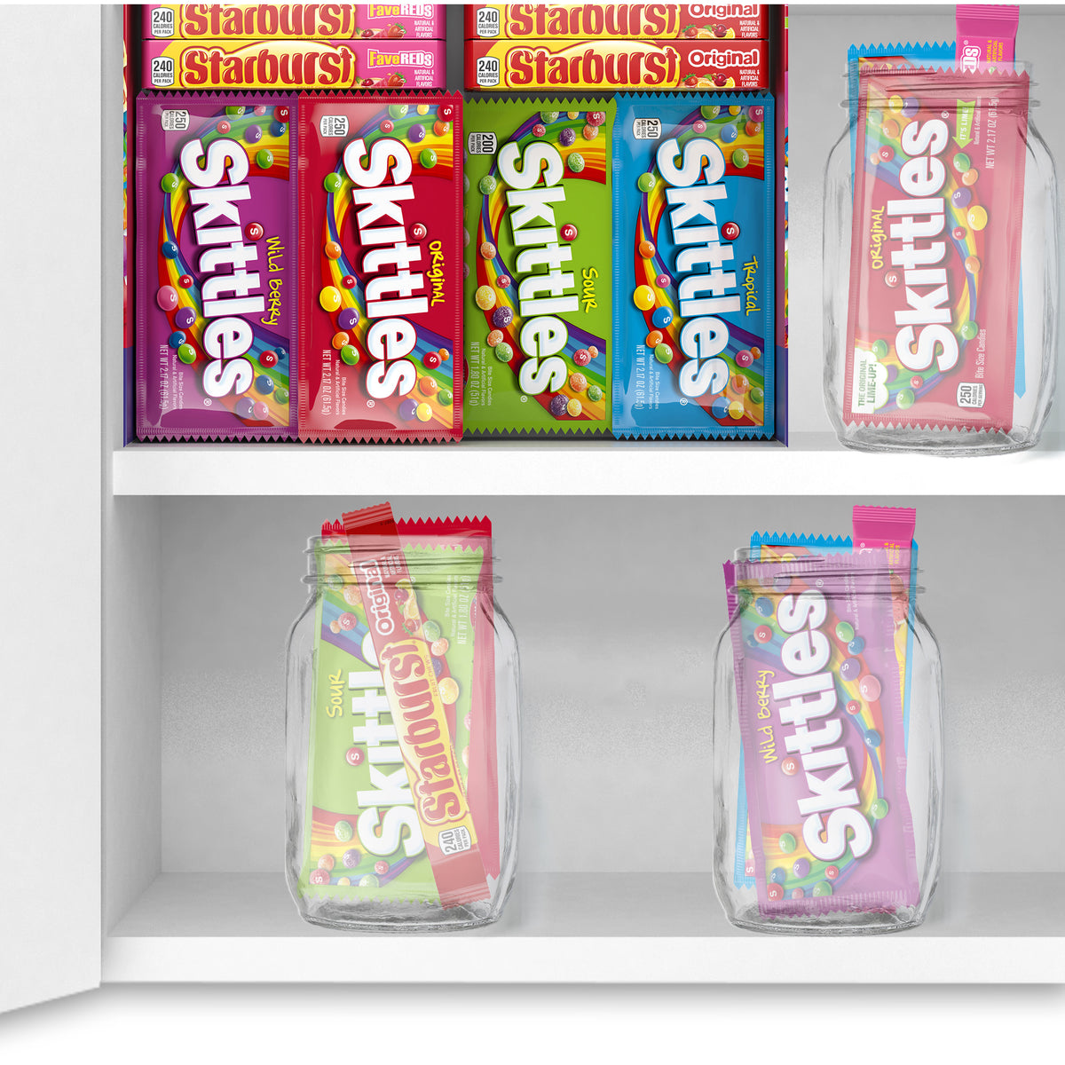 Skittles and Starburst Chewy Candy, Variety Pack, 30 ct - product image 6