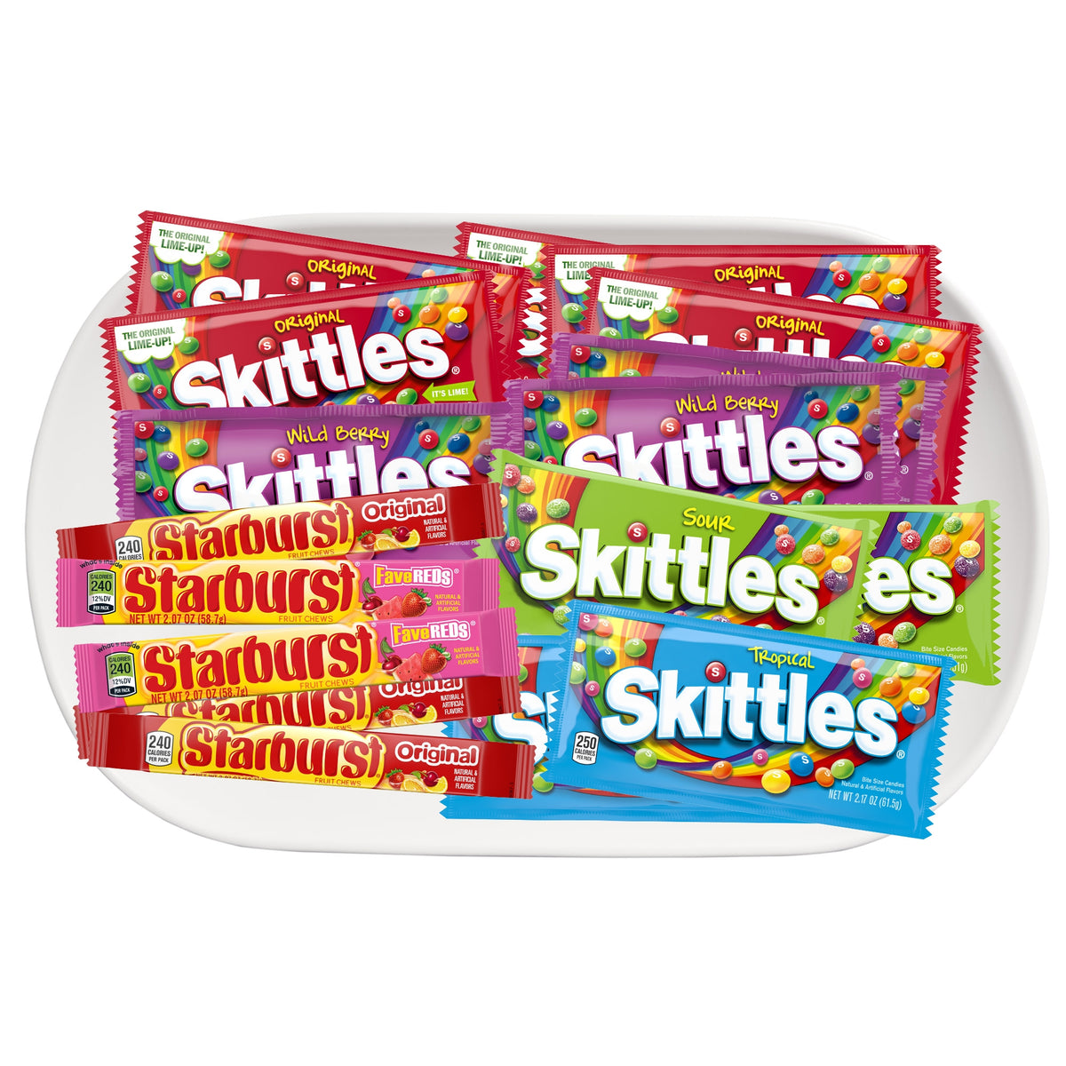 Skittles and Starburst Chewy Candy, Variety Pack, 30 ct - product image 7