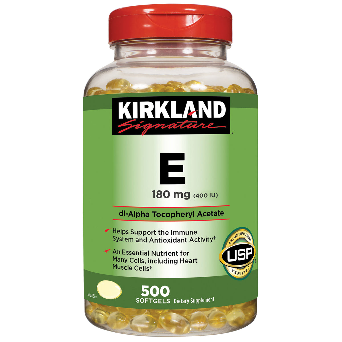 Kirkland Signature Vitamin E, 180 mg, 500 ct - product image 4