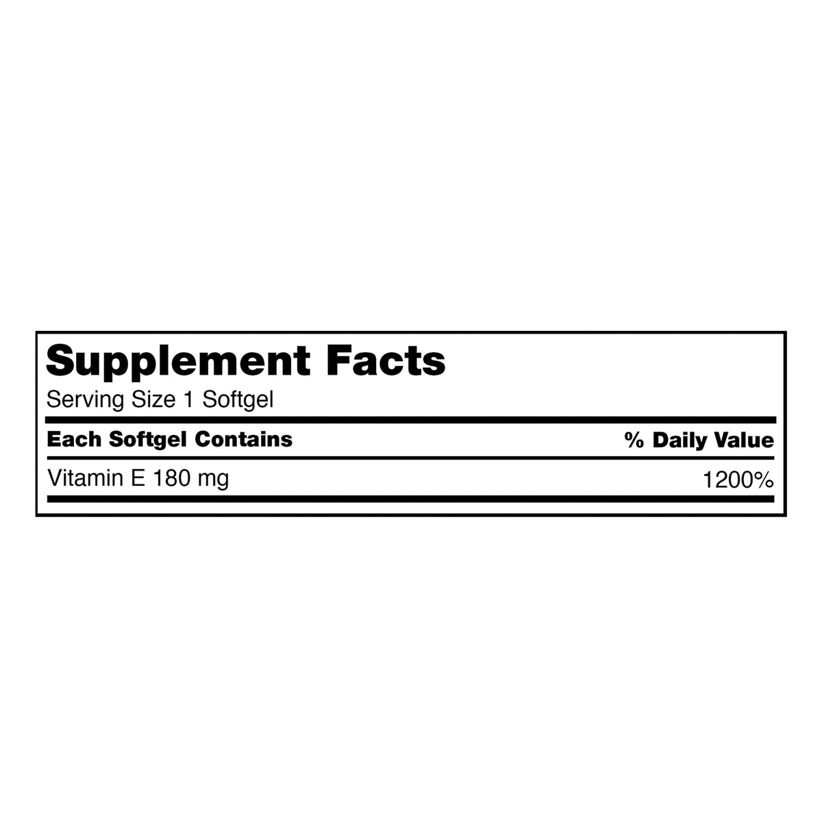 Kirkland Signature Vitamin E, 180 mg, 500 ct - product image 5