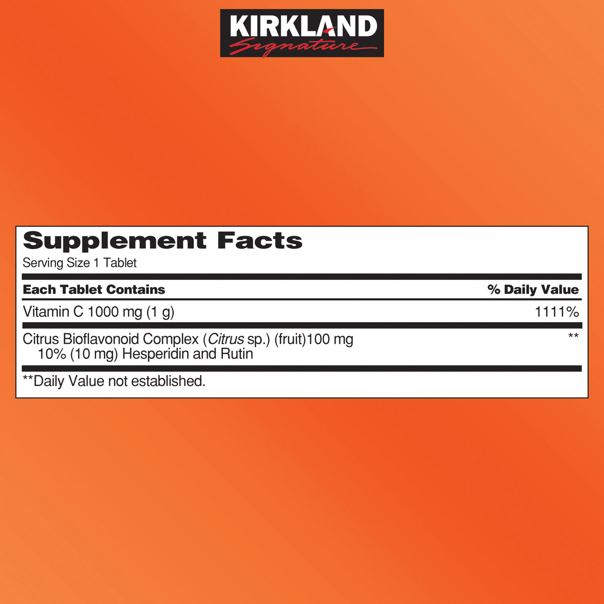 Kirkland Signature Vitamin C, 1000 mg, 500 ct - product image 5