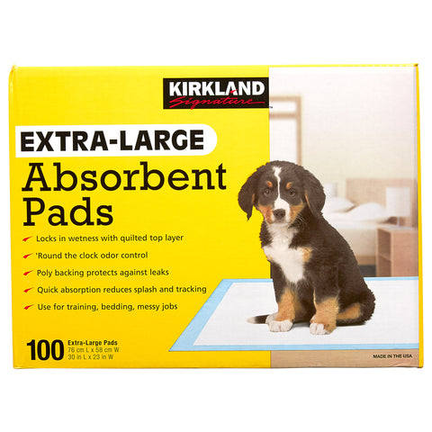 Extra-Large Absorbent Pads, 30 in L X 23 in W, 100-Count