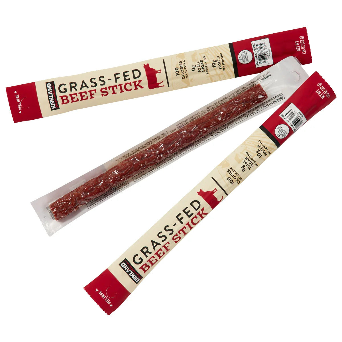 Kirkland Grass Fed Beef Sticks 12 CT