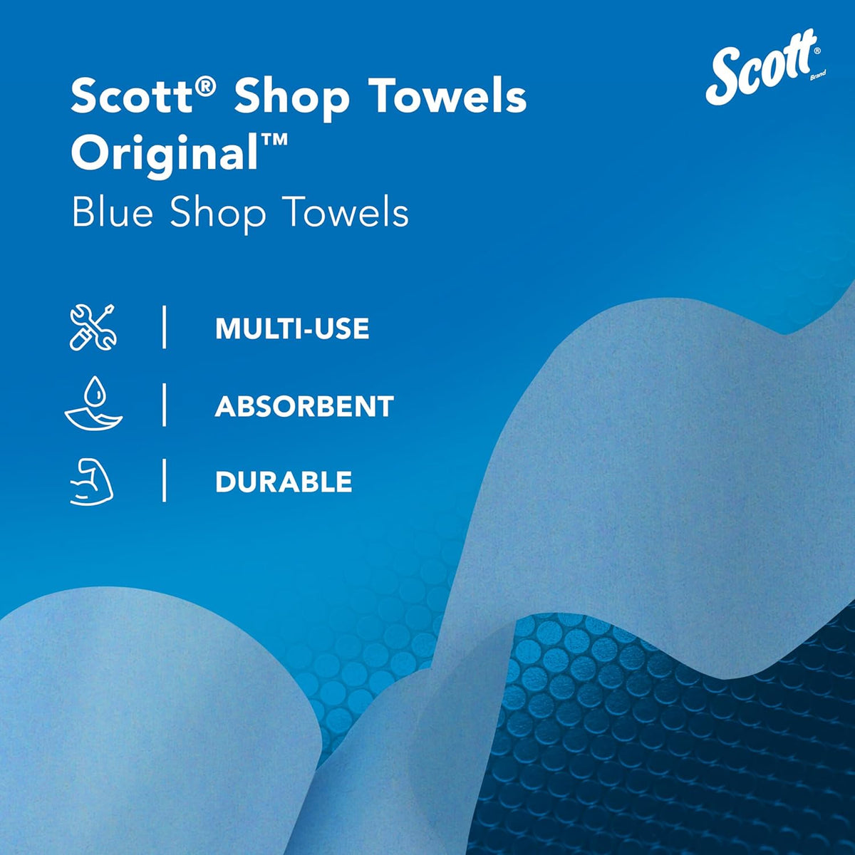 Scott Shop Towels, 10 Rolls