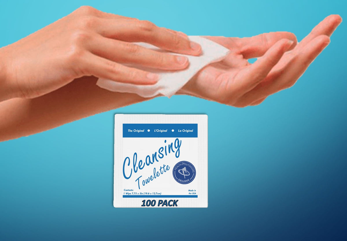 Cleansing Towelettes BLUE 100CT v1 - TOWELETTE
