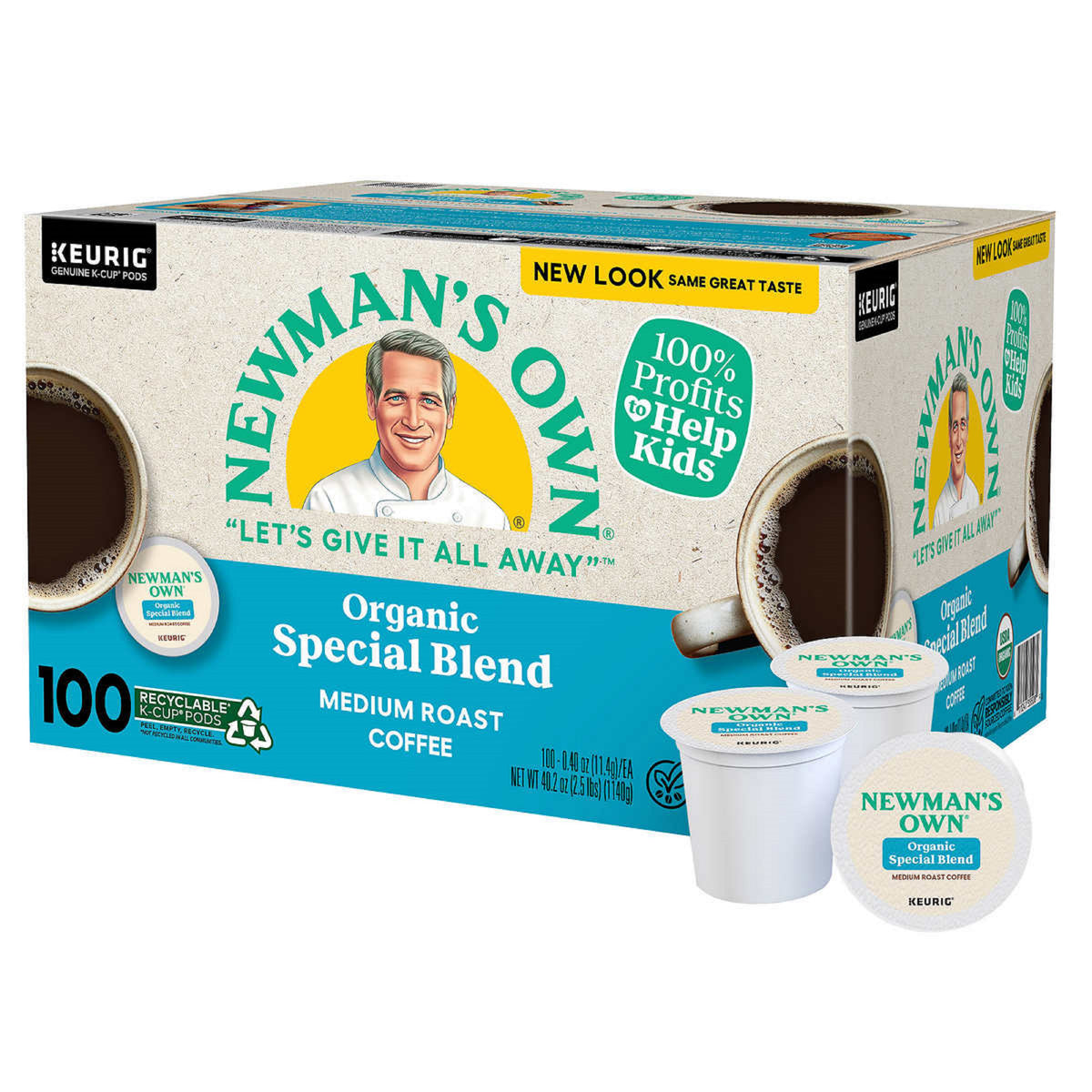 Newman's Own Organic Special Blend Medium Roast 100 K Cups