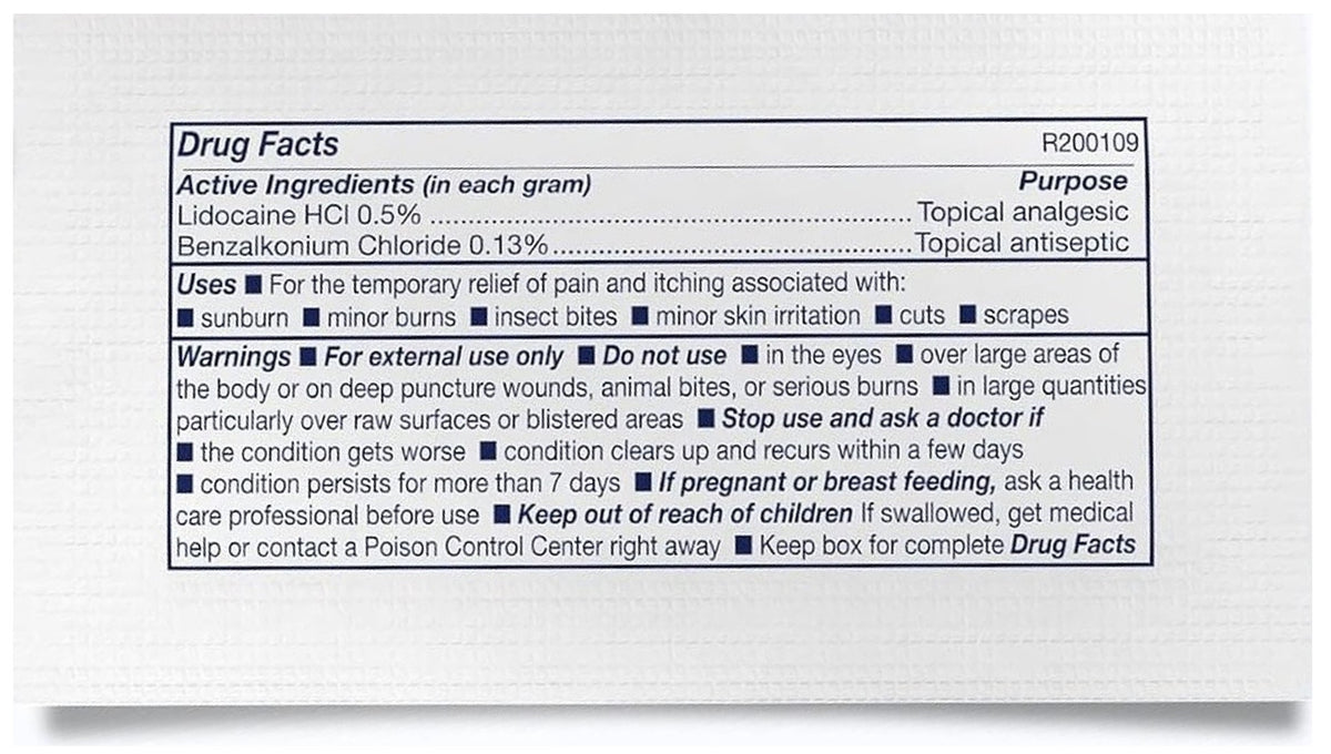 First Aid Burn Cream 48 Packets, 0.9g