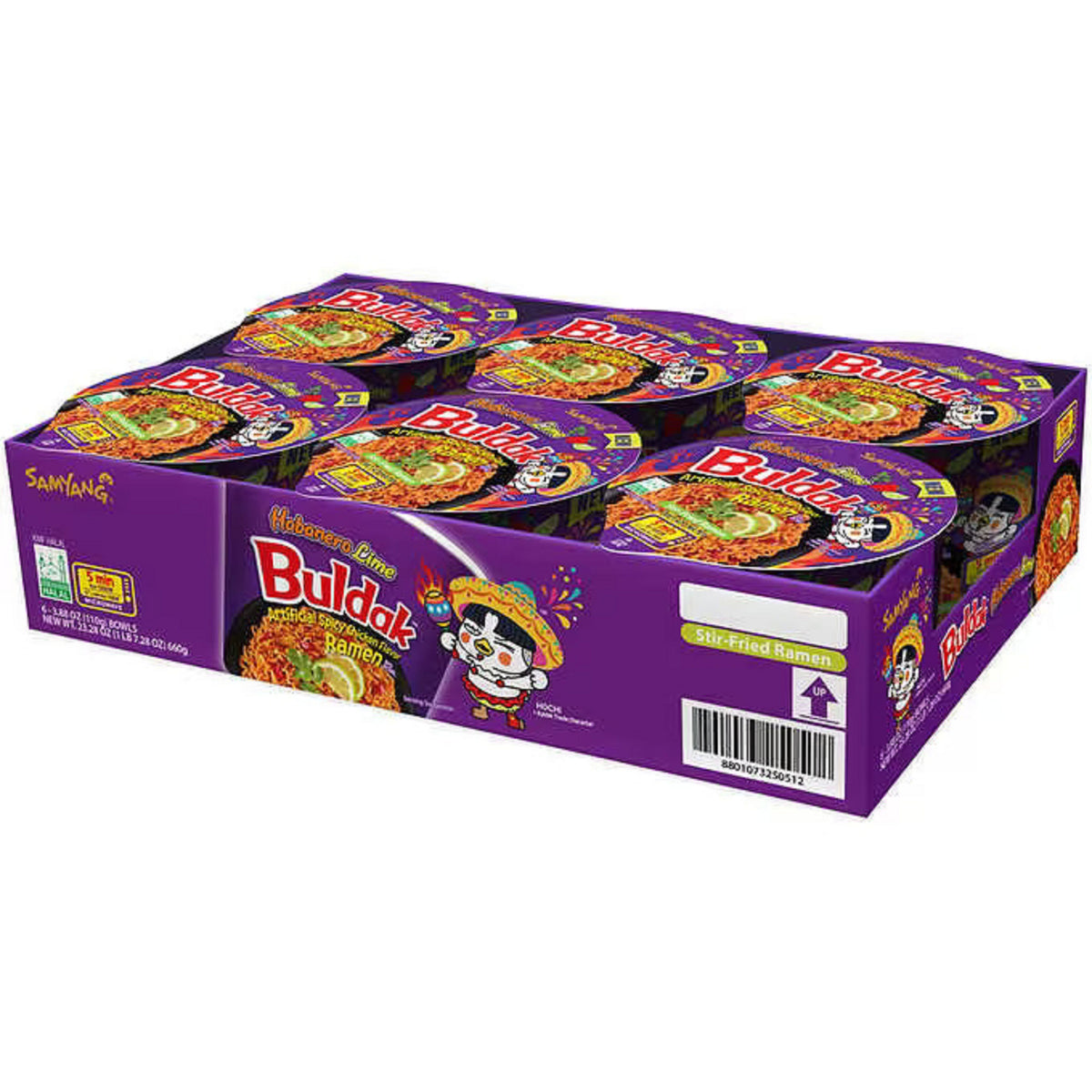 Buldak Habanero Lime Ramen 6 CT