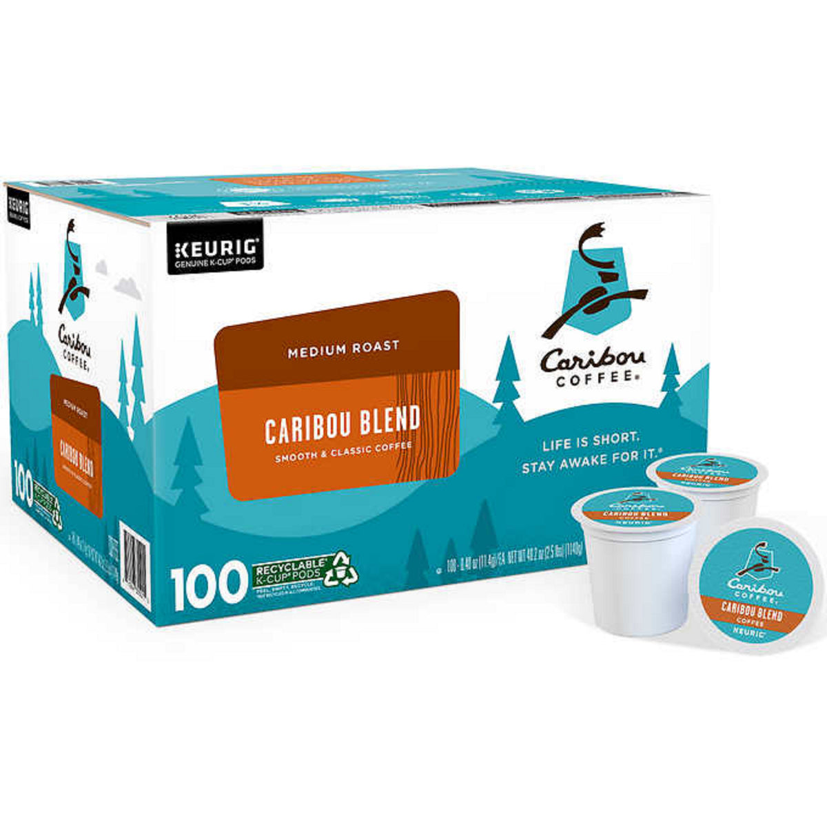 Caribou Coffee K Cup 100 Pack