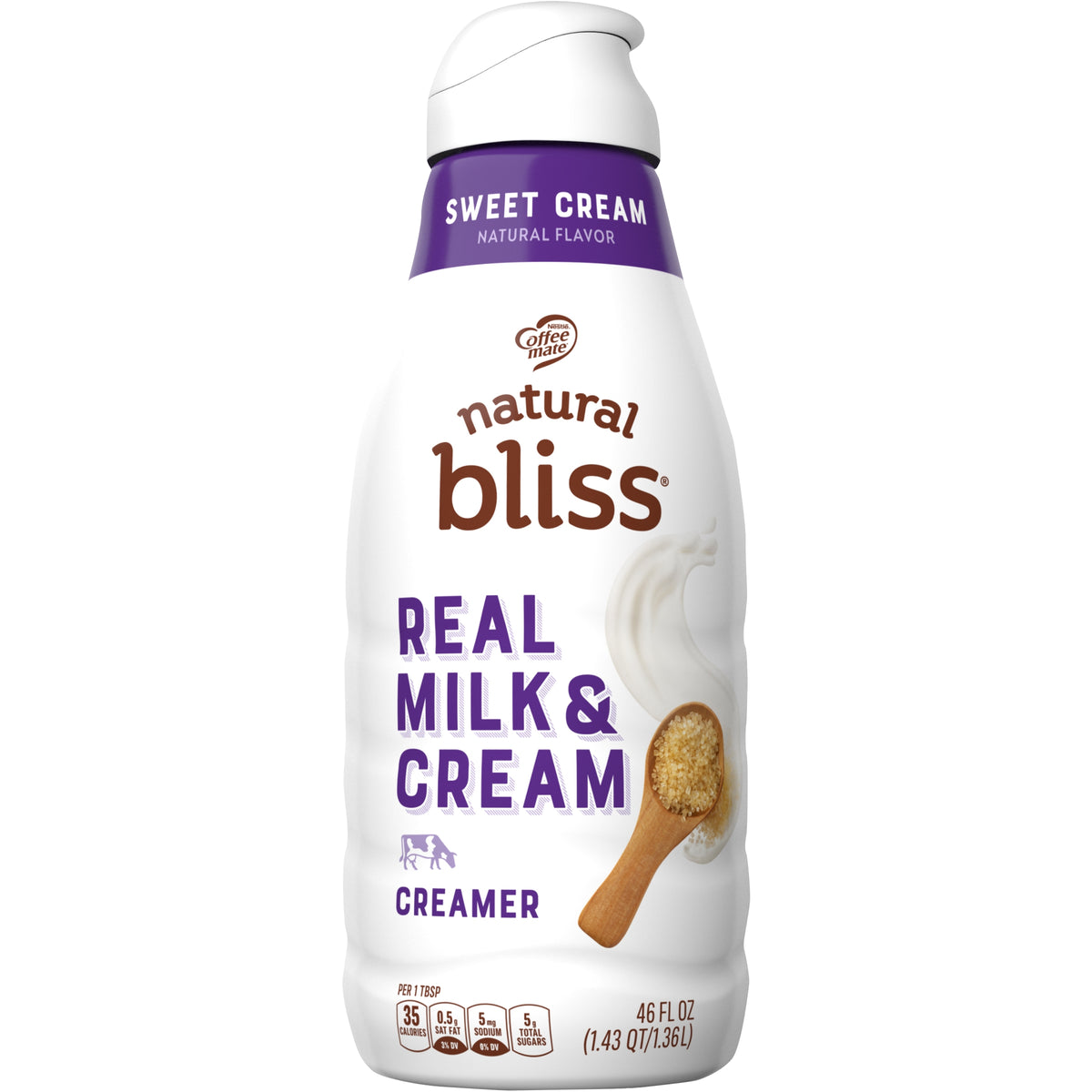 Coffee mate Natural Bliss Liquid Coffee Creamer, Sweet Cream, 46 fl oz — original product image 1 of 1