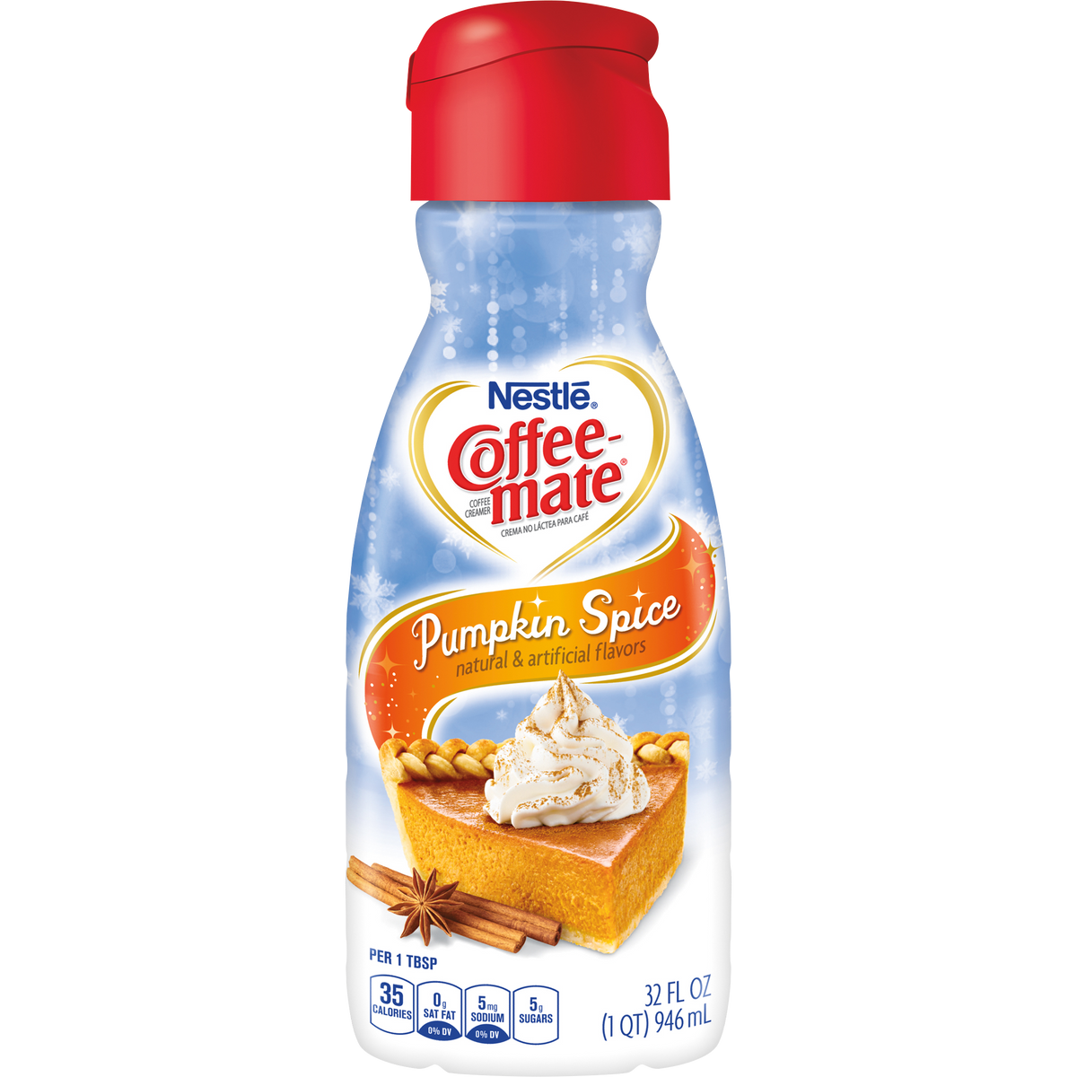 Coffee mate Liquid Non-Dairy Creamer, Pumpkin Spice, 32 oz — original product image 1 of 1