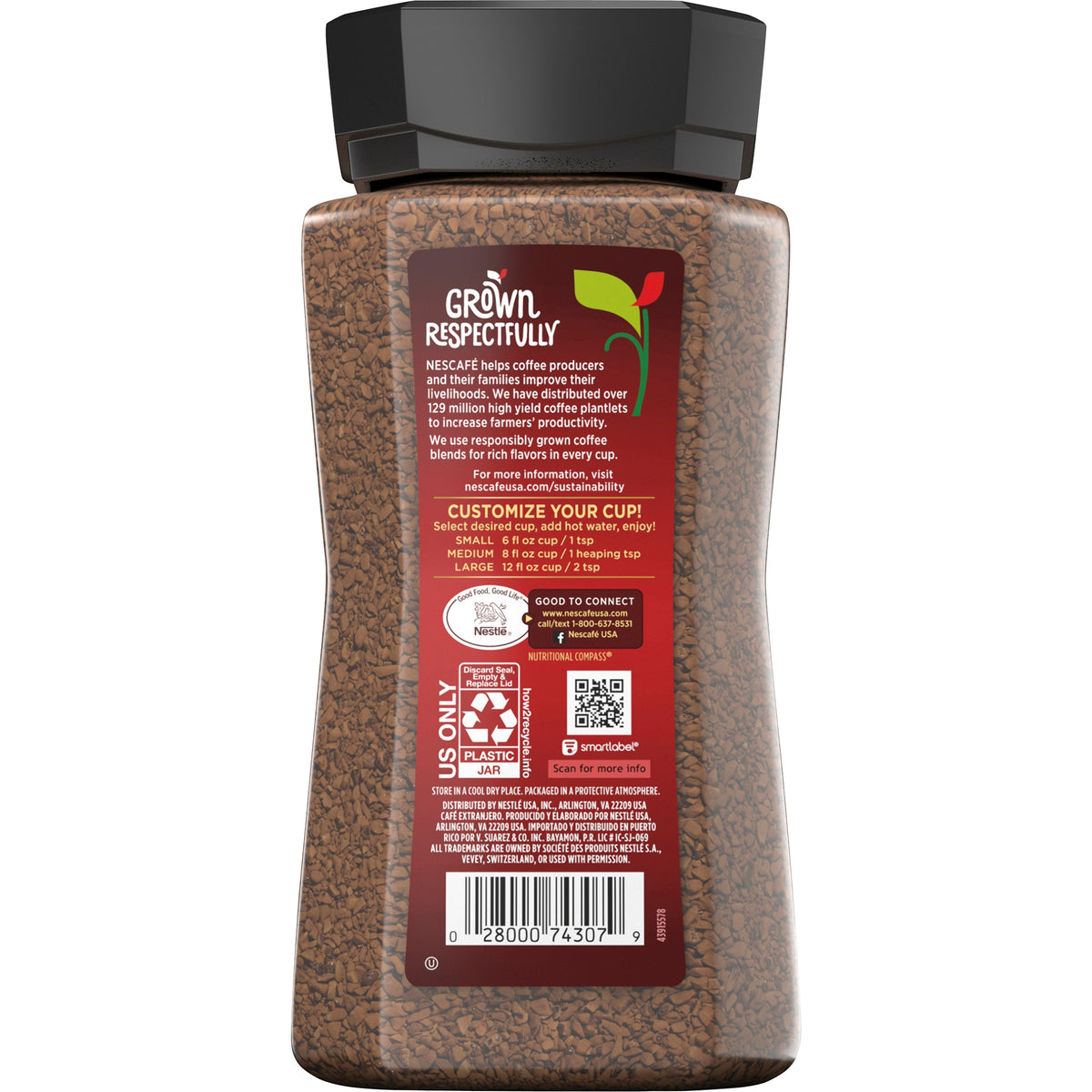 NESCAFÉ Taster's Choice Instant Coffee, House Blend, Light Roast, 14 oz — original product image 2 of 3