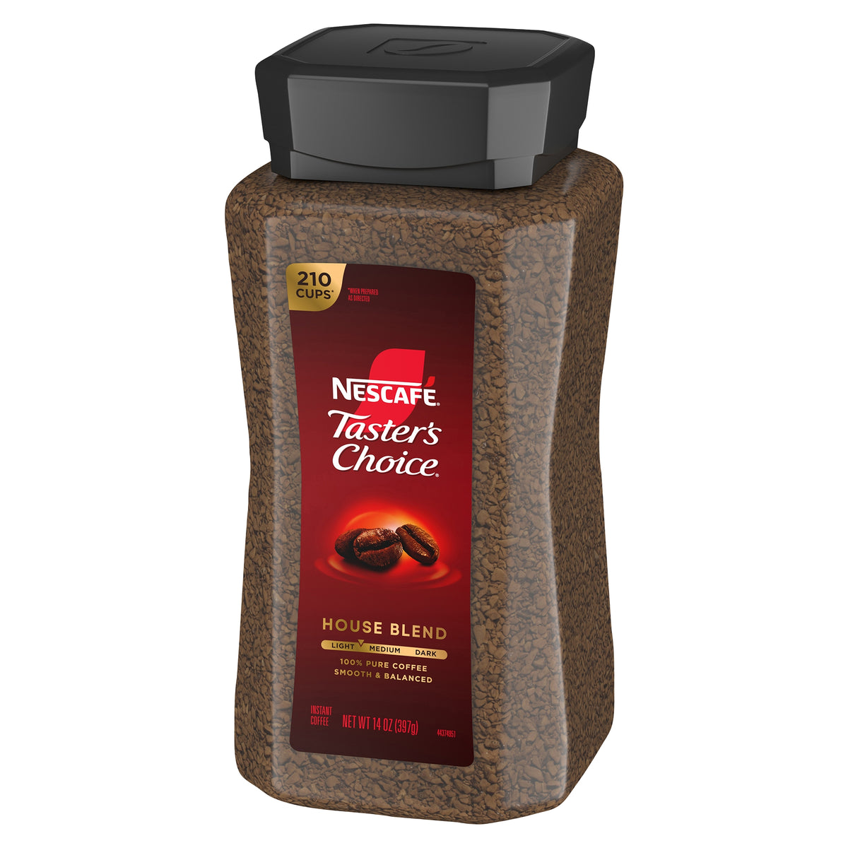 NESCAFÉ Taster's Choice Instant Coffee, House Blend, Light Roast, 14 oz — original product image 3 of 3