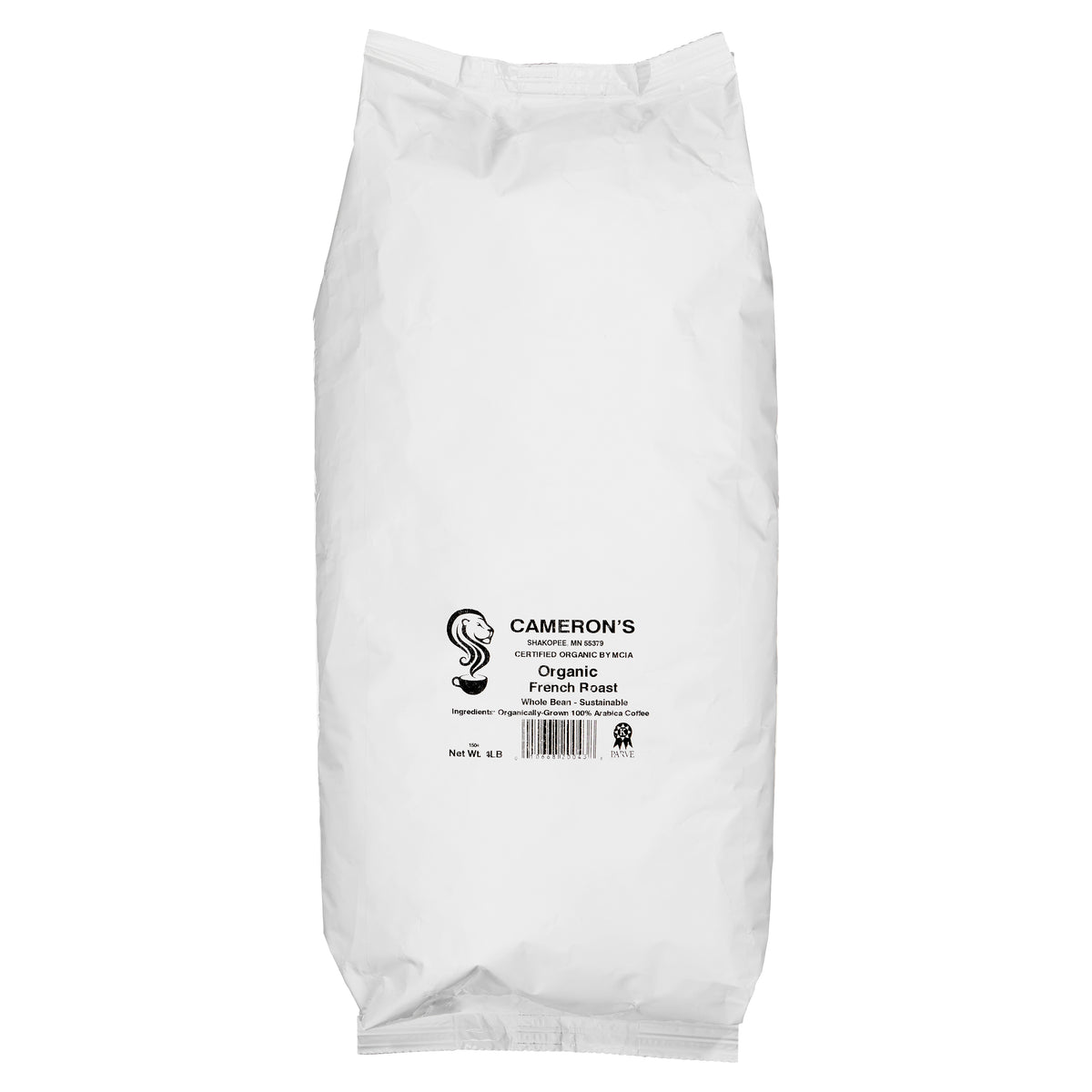 Cameron's Organic, Whole Bean Coffee, French Roast, 4 lbs — original product image 1 of 1