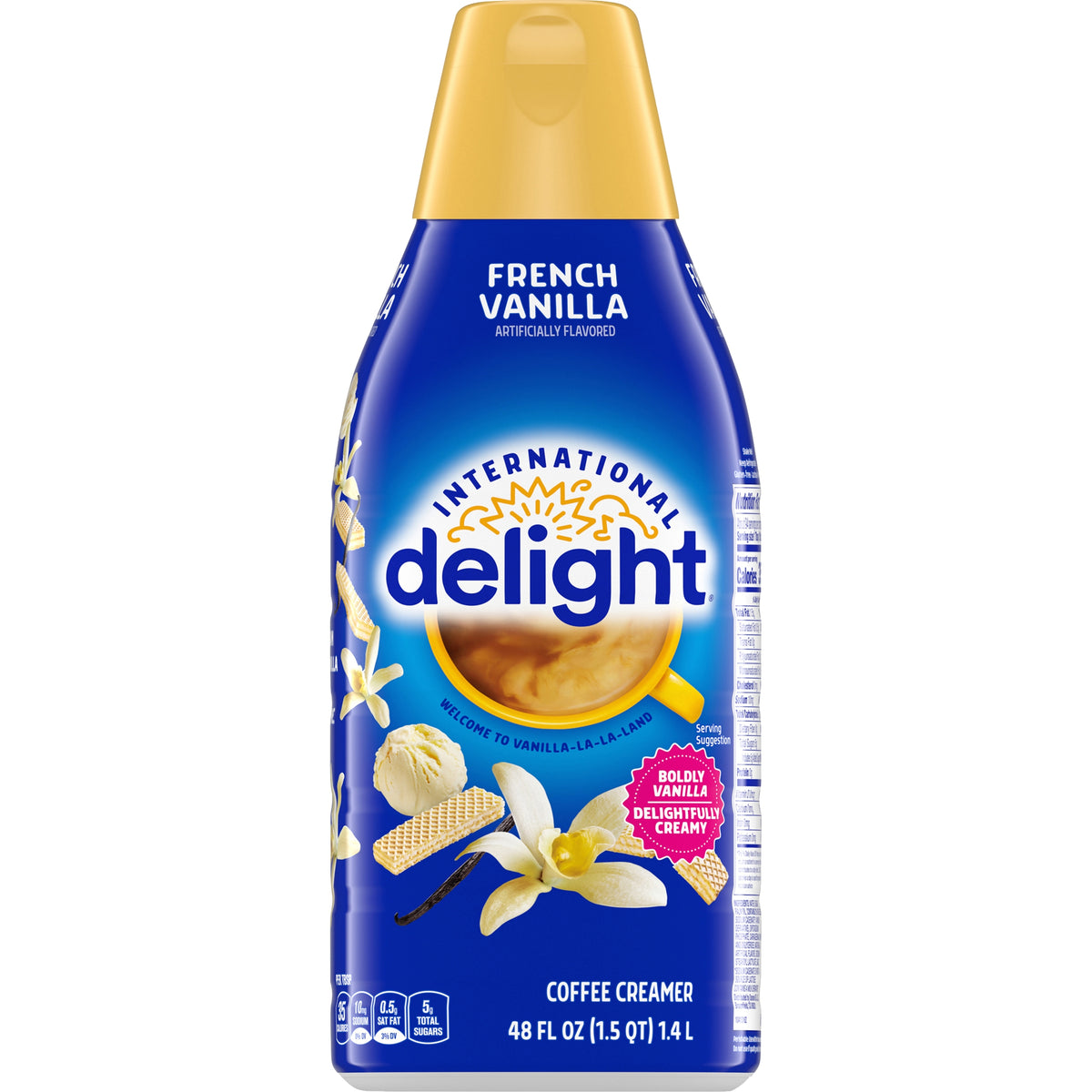 International Delight Liquid Coffee Creamer, Non-Dairy, French Vanilla, 48 fl oz — original product image 1 of 2