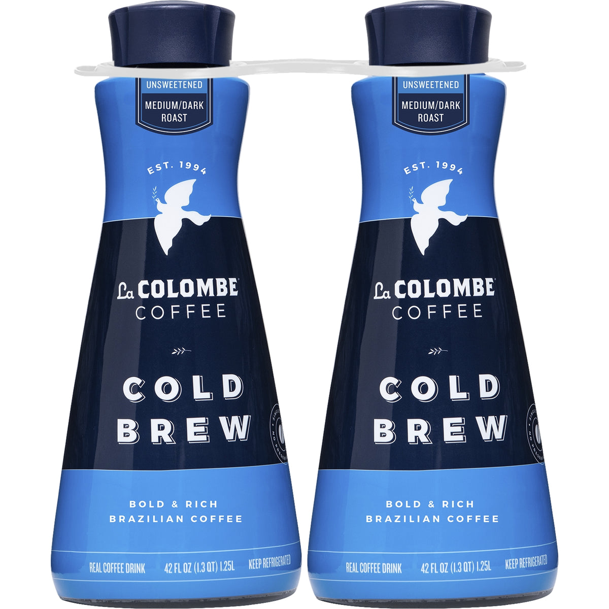 La Colombe Cold Brew Coffee, Medium/Dark Roast, 42 fl oz, 2 ct — original product image 1 of 2