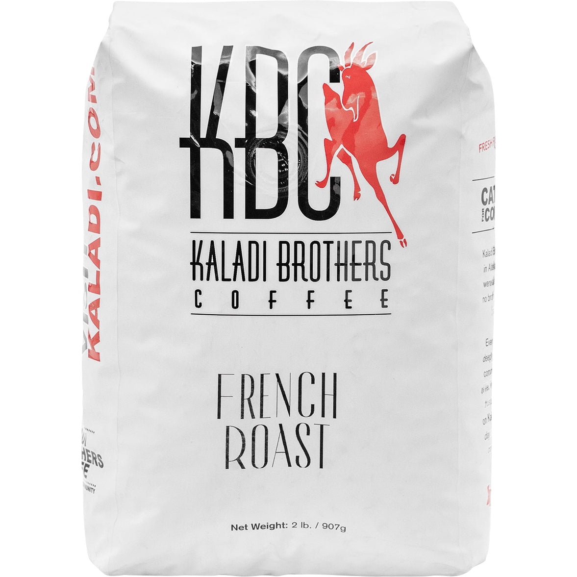 Kaladi Brother Whole Bean Coffee, French Roast, 2 lbs — original product image 1 of 1