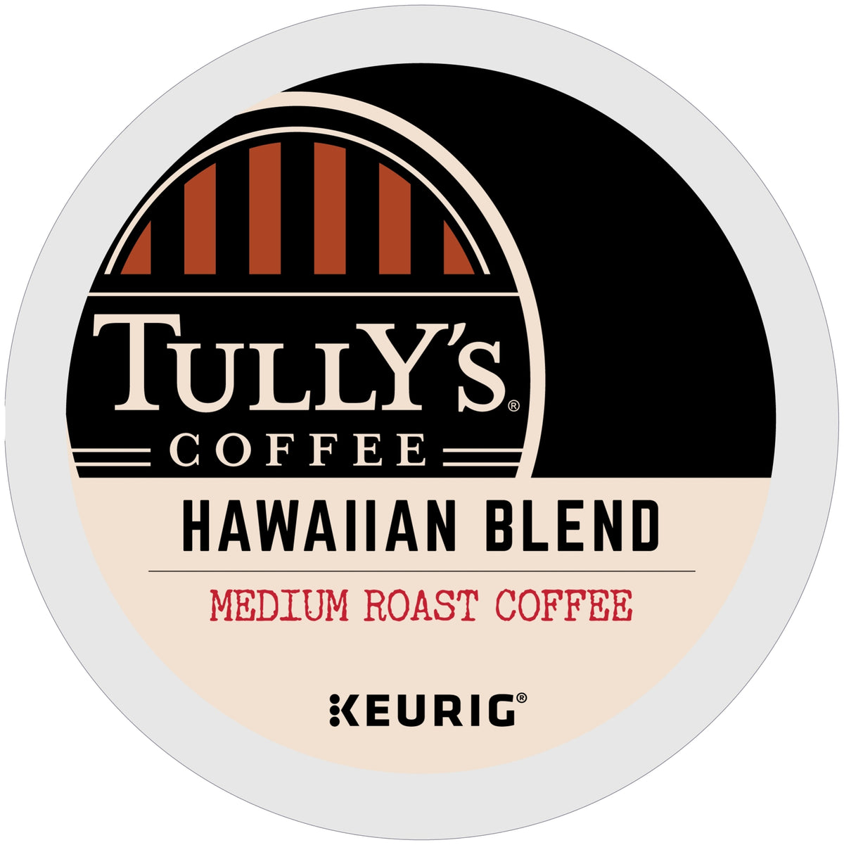 Tully's Hawaiian Blend Coffee, Medium Roast, Keurig K-Cup Pods, 100 ct — original product image 4 of 4