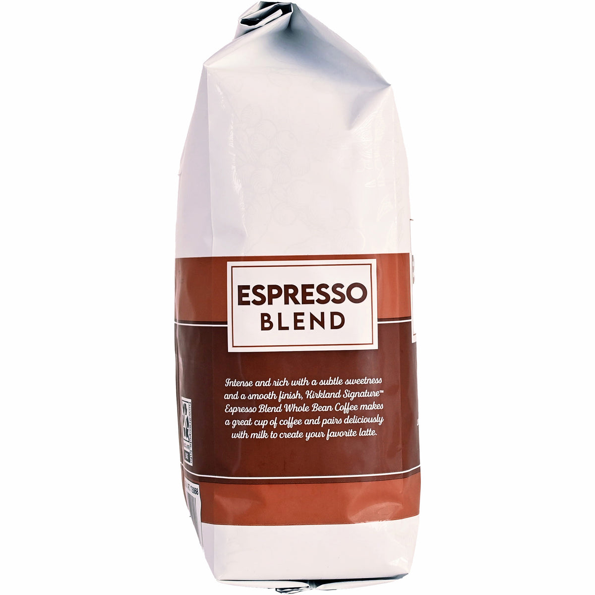 Kirkland Signature Espresso Blend Whole Bean Coffee, Dark Roast, 2.5 lbs — original product image 2 of 3