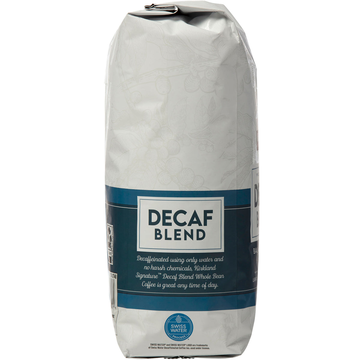 Kirkland Signature Decaf House Blend Whole Bean Coffee, Medium Roast, 2.5 lbs — original product image 3 of 4