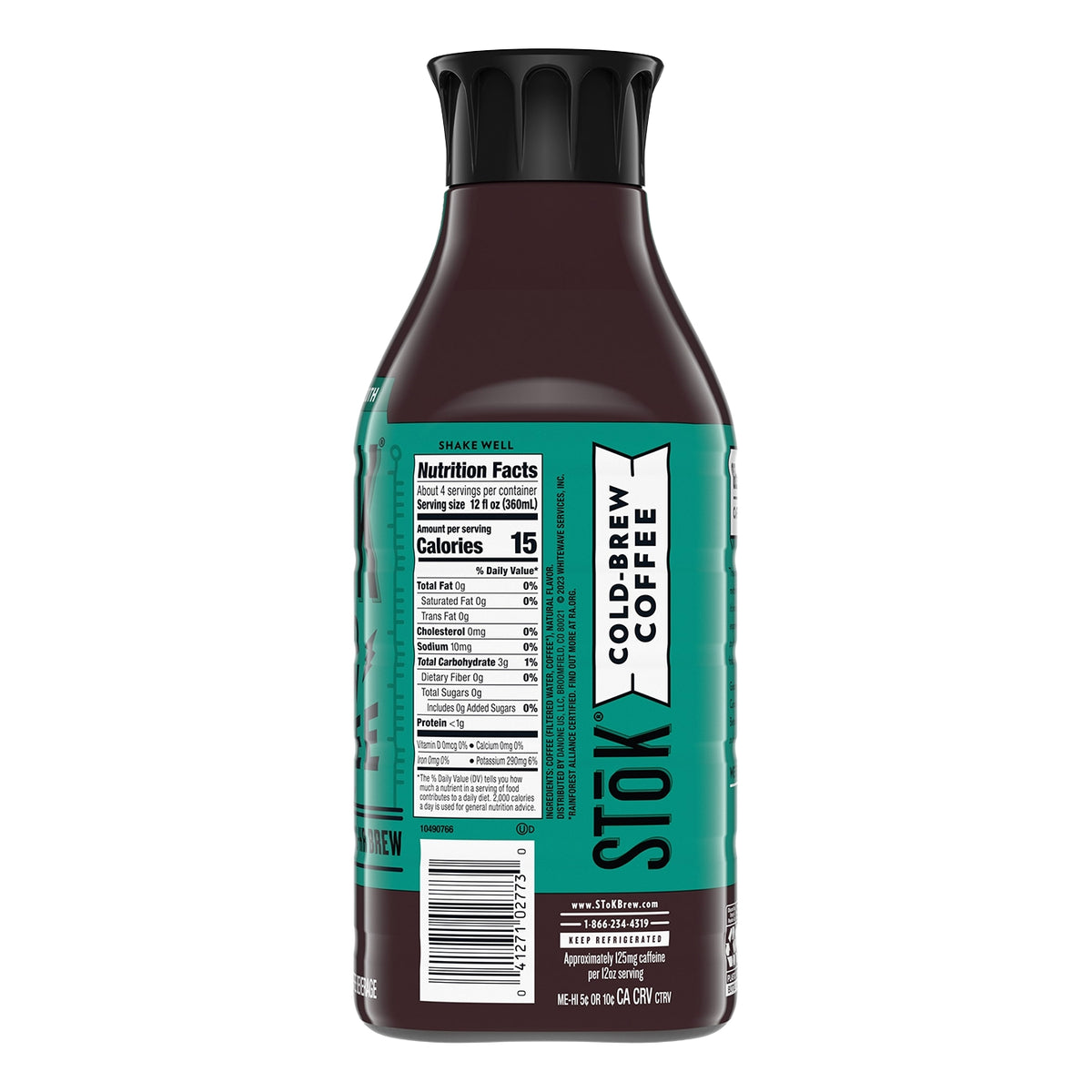 SToK Cold Brew Coffee, Unsweetened, Black, 48 fl oz, 2 ct — original product image 2 of 2
