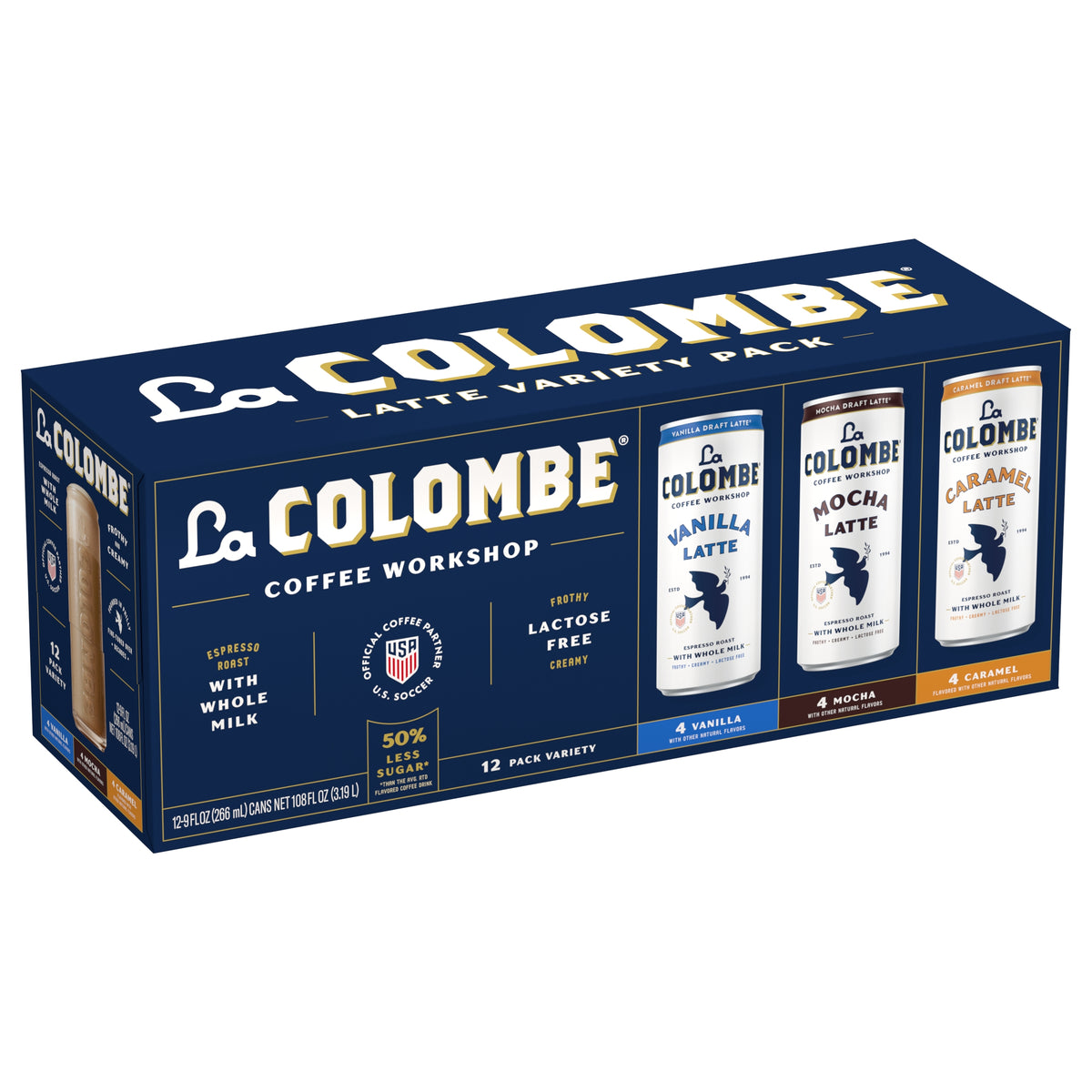 La Colombe Draft Latte Cold Brew with Whole Milk, Variety Pack, 9 fl oz, 12 ct — original product image 3 of 5