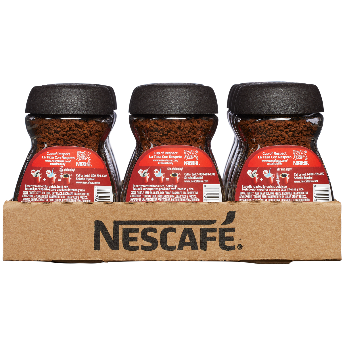 NESCAFÉ Clasico Instant Coffee, Dark Roast, 1.7 oz, 12 ct — original product image 4 of 4