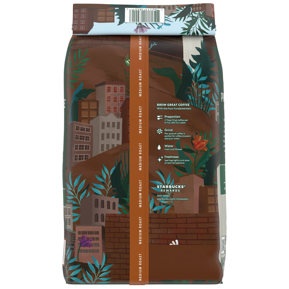 Starbucks Pike Place Roast Ground Coffee, Medium Roast, 2 lbs — original product image 2 of 2