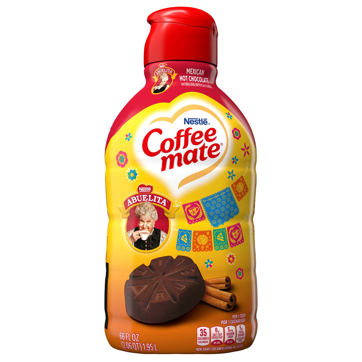 Coffee Mate Liquid Coffee Creamer, Non-Dairy, Abuelita Mexican Hot Chocolate, 66 fl oz — original product image 1 of 2