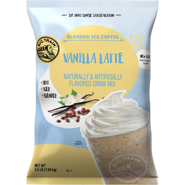 Big Train Blended Ice Coffee Drink Mix, Vanilla Latte, 3.5 lbs — original product image 1 of 1