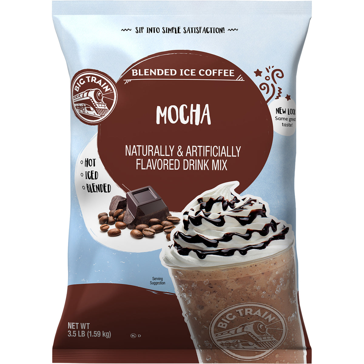 Big Train Blended Ice Coffee Drink Mix, Mocha, 3.5 lbs — original product image 1 of 1