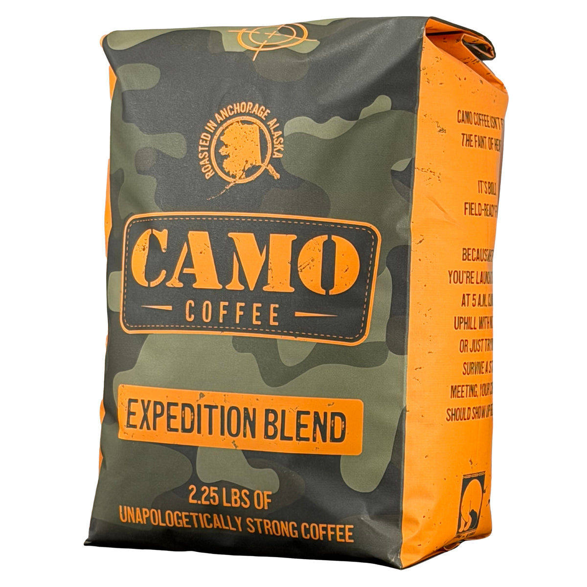 Camo Coffee Whole Bean Coffee, Expedition Blend, 2.25 lbs — original product image 1 of 1