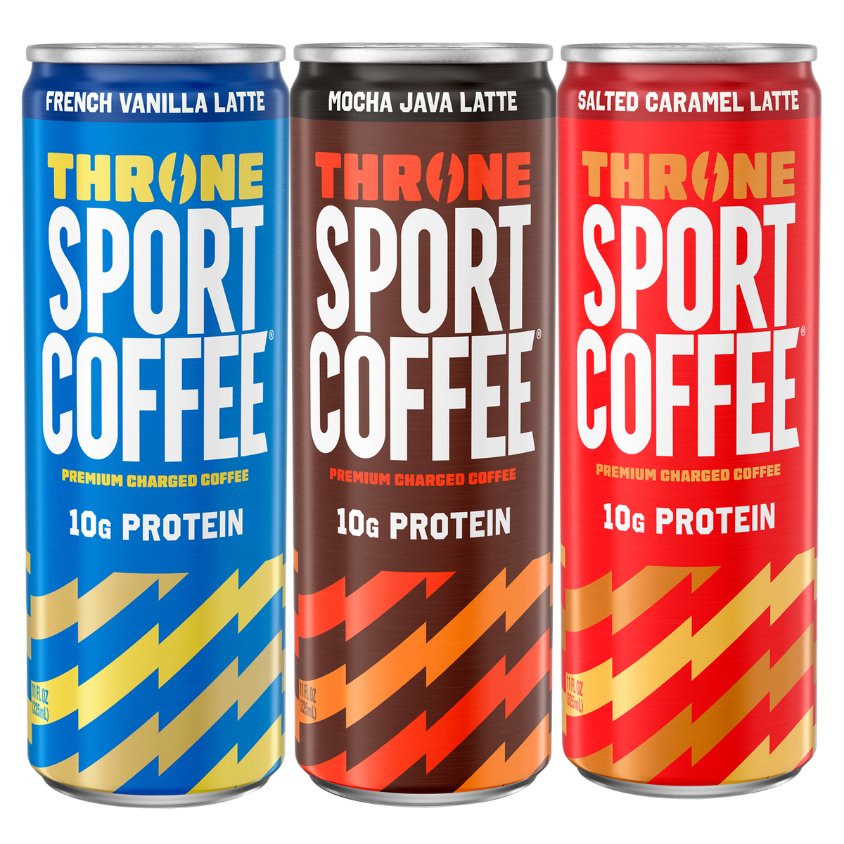 Throne Sport Coffee Latte Variety Pack, 11 fl oz, 12 ct — original product image 1 of 9