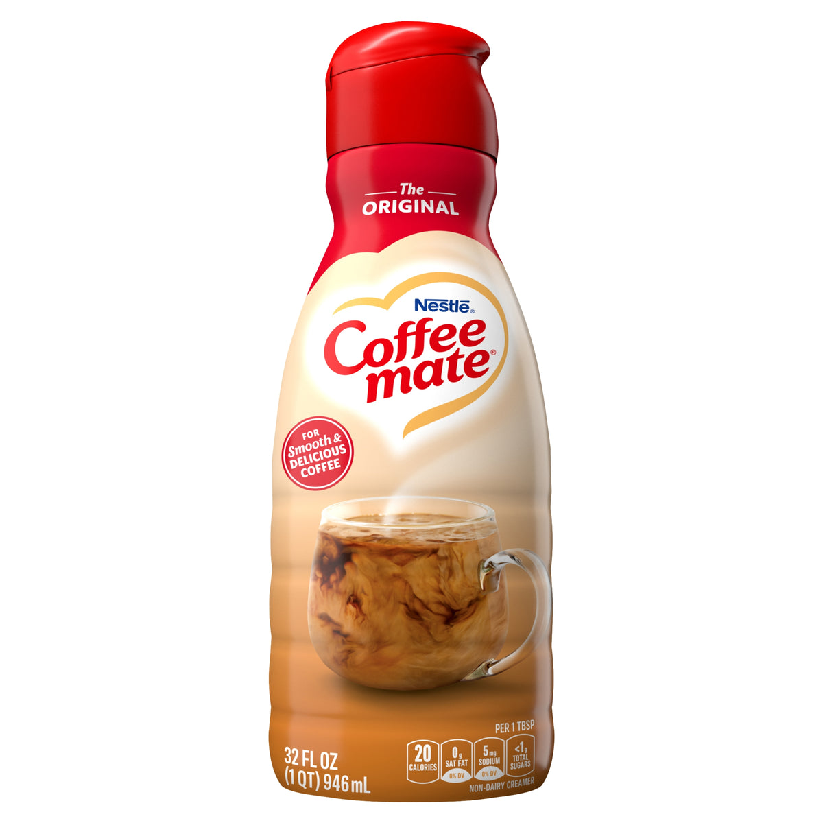 Coffee mate Liquid Coffee Creamer, Non-Dairy, Original, 32 fl oz — original product image 1 of 3