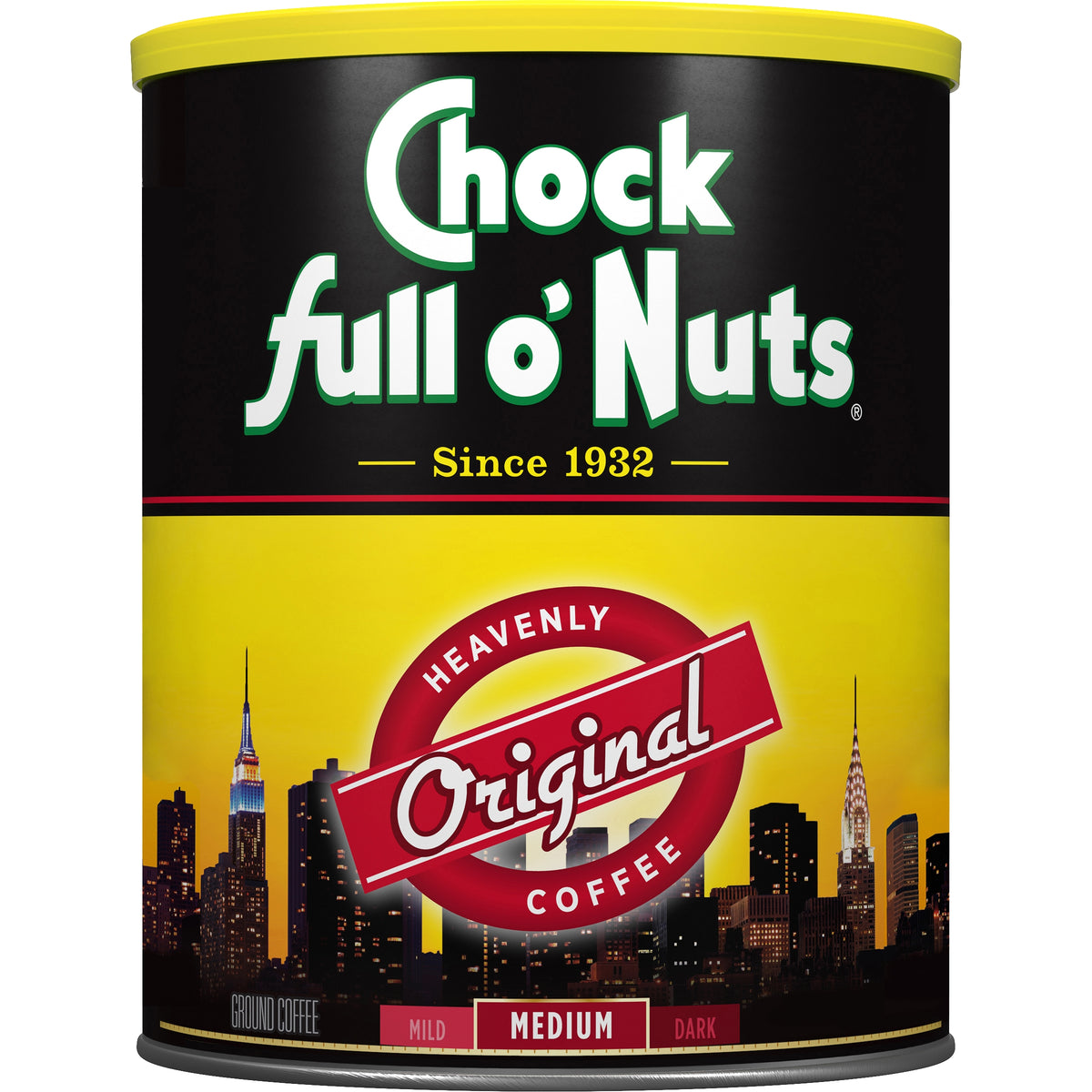 Chock full o'Nuts Original Ground Coffee, Medium Roast, 48 oz — original product image 1 of 3