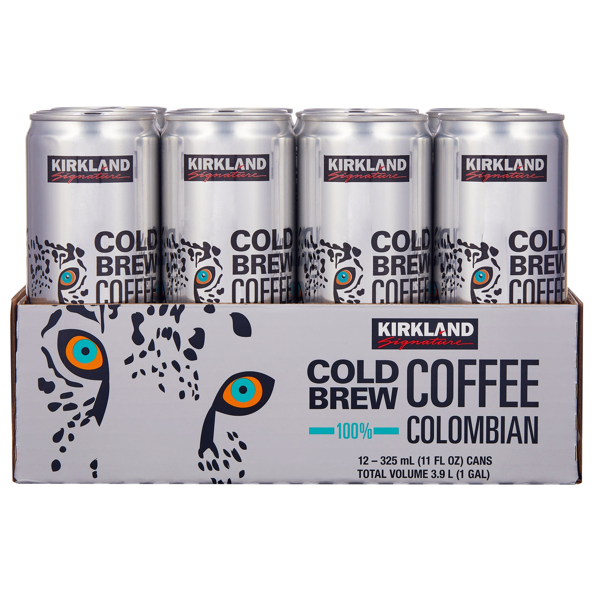 Kirkland Signature Cold Brew Coffee, Colombian, 11 fl oz, 12 ct — original product image 2 of 3