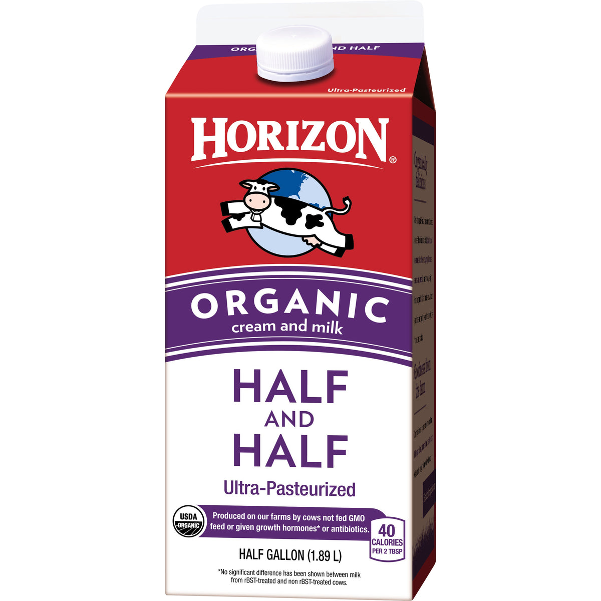 Horizon Organic Half & Half, Half Gallon — original product image 1 of 1