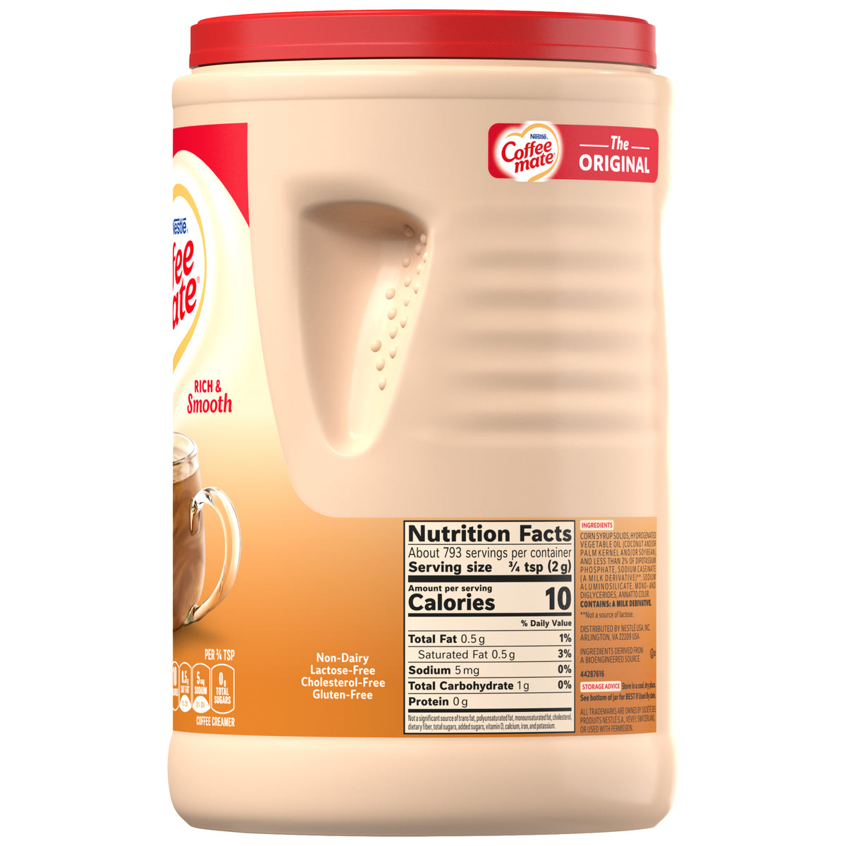 Coffee mate Powdered Coffee Creamer, Non-Dairy, Original, 56 oz — original product image 3 of 5