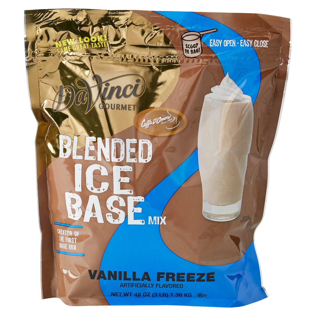 Caffe D'Amore Frappe Drink Mix, Vanilla Freeze, 48 oz — original product image 1 of 1