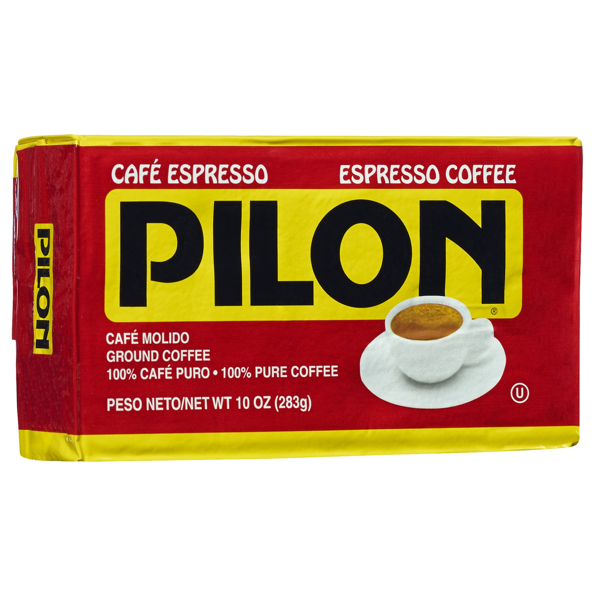Cafe PILON Espresso Fine Ground Coffee, Dark Roast, 10 oz, 4 ct — original product image 2 of 3