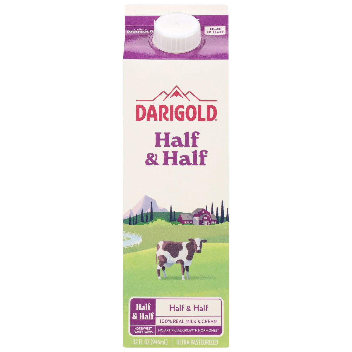 Darigold Half & Half, 32 fl oz, 12 ct — original product image 1 of 2