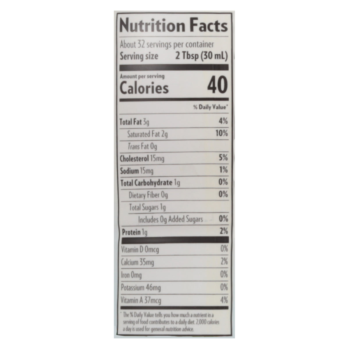 Darigold Half & Half, 32 fl oz, 12 ct — original product image 2 of 2