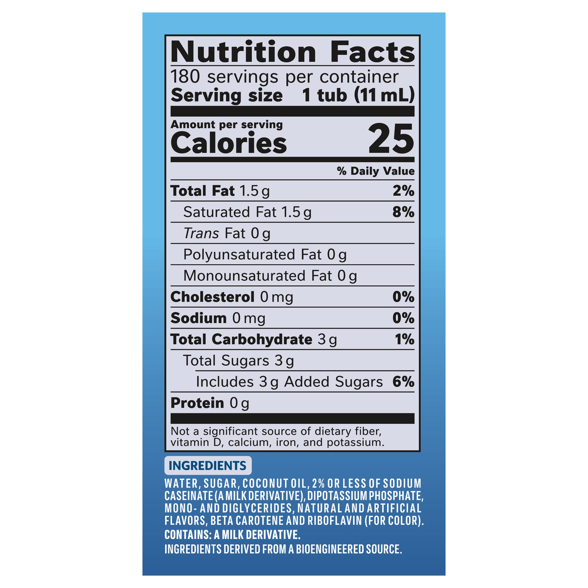 Coffee mate Liquid Coffee Creamer Singles, Non-Dairy, French Vanilla, 0.38 fl oz, 180 ct — original product image 3 of 3